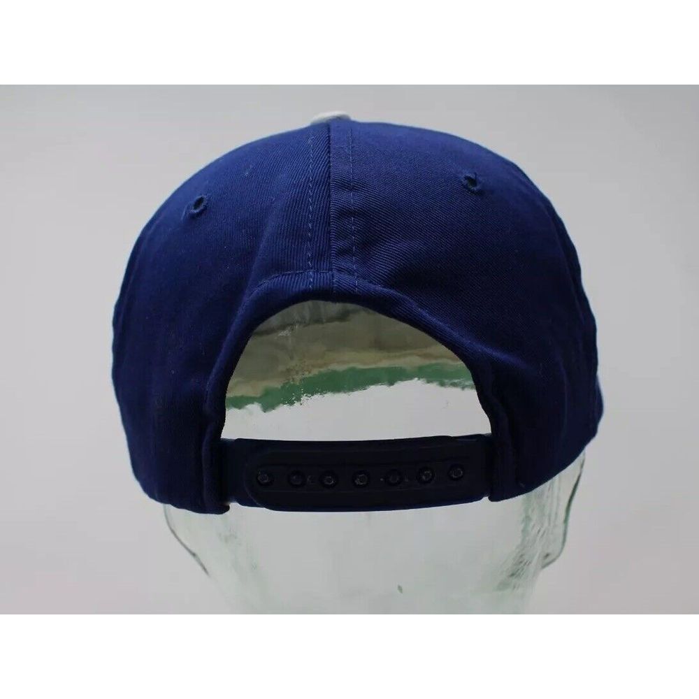 Dallas Cowboys Block Spellout Snapback‎ Hat Cap Blue Dome Vintage - Picture 3 of 6